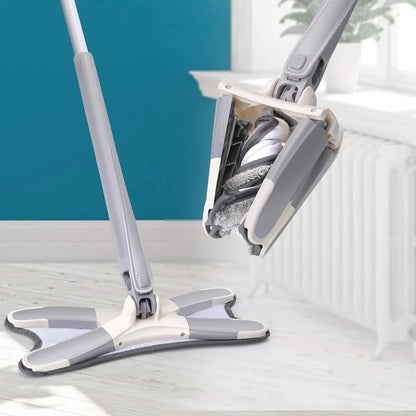 Rotating Mop 360 Spin Twist Mop Water Mop Floor Cleaning Easy Bucket Dust Magic Microfiber Mop Electric Broom Cleaning