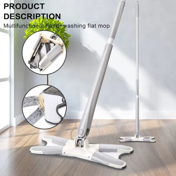 Rotating Mop 360 Spin Twist Mop Water Mop Floor Cleaning Easy Bucket Dust Magic Microfiber Mop Electric Broom Cleaning